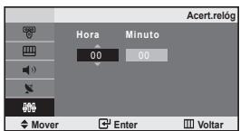 SAMSUNG LE-20S81B - Acertar e ver a hora actual - 1