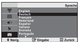 SAMSUNG LE-20S81B - Sprache der Bedienerführung wahlen - 1