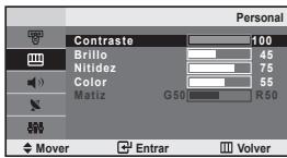 SAMSUNG LE-20S81B - Ajuste deImagen personal - 1