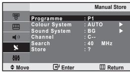 SAMSUNG LE-20S81B - Storing Channels Automatically - 2