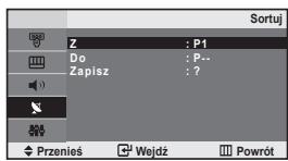 SAMSUNG LE-20S81B - Porzadkowanie kolejnosci zaprogramowych kanalów - 1
