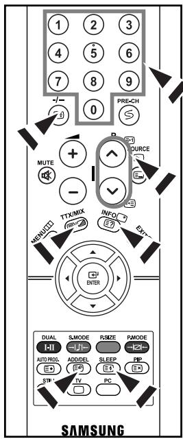 SAMSUNG LE-23R32B - Selección de una párgina de teletexto spécifique - 1