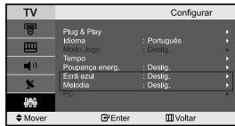 SAMSUNG LE-23R32B - Programar o modo de Ecrá azul / SeLECTIONAR a Melodia - 2