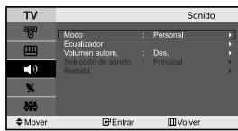 SAMSUNG LE-23R32B - Cambio del estándar de sonido - 1
