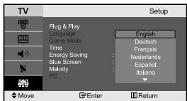 SAMSUNG LE-23R32B - Choosing Your Language - 2