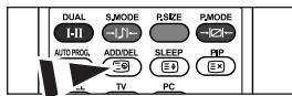 SAMSUNG LE-23R32B - Editing the Channels - 1