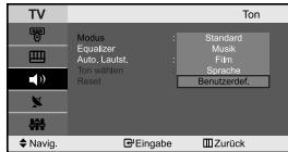 SAMSUNG LE-23R32B - Sie können spezielle Toneffekte auswahlen, die wiedergegeben werden, wenn Sie eine bestimmte Sendung sehen. - 1