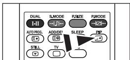 SAMSUNG LE-23R32B - Viewing the Picture In Picture (PIP) - 3