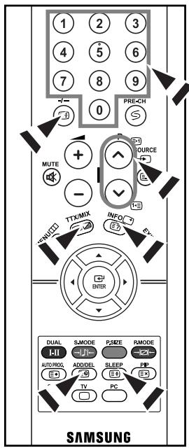 SAMSUNG LE-23R32B - Selecciónar una página de teletexto spécifique - 1