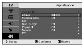 SAMSUNG LE-23R32B - Scelta della lingua - 3