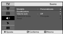 SAMSUNG LE-23R32B - Regolazione delle impostazioni dell'audio - 3