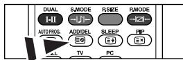 SAMSUNG LE-23R32B - Modifica dei canale - 1