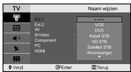 SAMSUNG LE-23R32B - De namen van de ingangsbron bewerken - 2