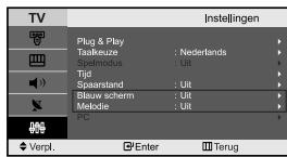 SAMSUNG LE-23R32B - Blauwe schermmodus instellen / Melodie selecteren - 2