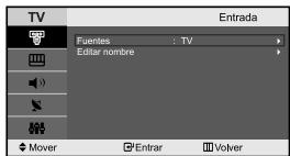 SAMSUNG LE-23R32B - Ediciones de los nombres de fuentes de entrada - 1