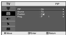 SAMSUNG LE-23R32B - Viewing the Picture In Picture (PIP) - 2
