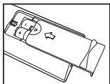 SAMSUNG LE-23R32B - Colocar as pilhas no telecomando - 3