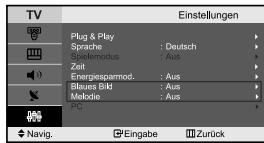 SAMSUNG LE-23R32B - Anzeigen eines blauen Bildschirms / Melodie wahlen - 2