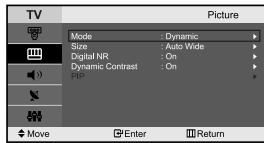 SAMSUNG LE-23R32B - Resetting the Picture Settings to the Factory Defaults - 1