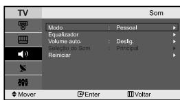 SAMSUNG LE-23R32B - Repor os valuores de fabrica das definições de som - 1