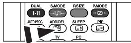 SAMSUNG LE-23R32B - Édition des chaînes - 1