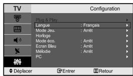 SAMSUNG LE-23R32B - Lorsque vous utilisez le téléviseur pour la première fois, vous devez selectionner la langue utilisée pour afficher les menus et les indications. - 1