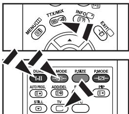 SAMSUNG LE-23R32B - Utilisation du système Fastext pour selectionner une page telétexte - 1