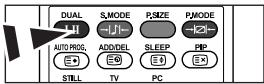 SAMSUNG LE-23R32B - Selección del modo de sonido - 1