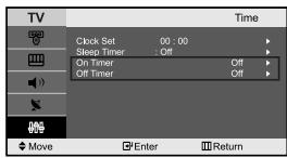SAMSUNG LE-23R32B - Setting the Sleep Timer - 6