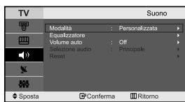 SAMSUNG LE-23R32B - Regolazione delle impostazioni dell'audio - 1