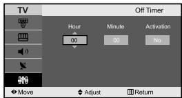 SAMSUNG LE-23R32B - Setting the Sleep Timer - 8
