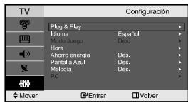 SAMSUNG LE-23R32B - Configuración y visualización de hora actual - 1