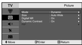 SAMSUNG LE-23R32B - Adjusting the Custom Picture - 1