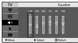 SAMSUNG LE-23R32B - Adjusting the Sound Settings - 2