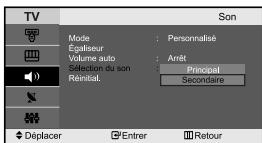 SAMSUNG LE-23R32B - Ecoute du son accompagnant l'image secondaire - 2
