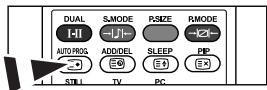 SAMSUNG LE-23R32B - Memorizar canais automaticamente - 1