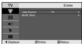 SAMSUNG LE-23R32B - Modification du nom d'une source d'entrée - 1