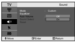 SAMSUNG LE-23R32B - The sound settings can be adjusted to suit your personal preferences. - 2