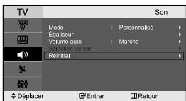 SAMSUNG LE-23R32B - Rétablir les paramètres de son par défaut - 1