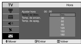 SAMSUNG LE-23R32B - Ajuste del temporizador de desconexión - 2