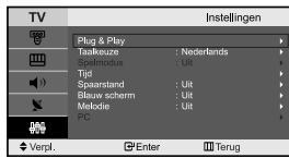 SAMSUNG LE-23R32B - Blauwe schermmodus instellen / Melodie selecteren - 1