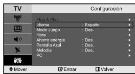 SAMSUNG LE-23R32B - Cuando utilise lainstitution por primera vez, debe seleccionar el idioma que se utilizes para visualizar menus eindicaciones. - 1