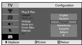 SAMSUNG LE-23R32B - Choix de la langue - 2