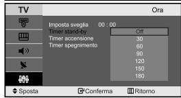 SAMSUNG LE-23R32B - Impostazione del timer - 2