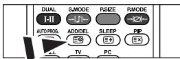 SAMSUNG LE-23R71B - Modifica dei canale - 1