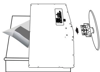 SAMSUNG LE-23R71B - Installing the Stand - 1
