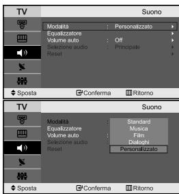 SAMSUNG LE-23R71B - Modifica dello standard audio - 1