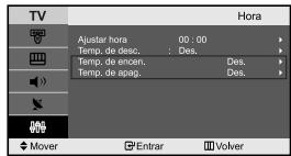 SAMSUNG LE-23R71B - Ajuste del temporizador de desconexión - 6