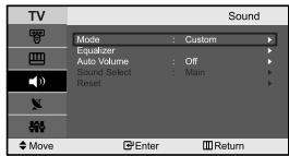 SAMSUNG LE-23R71B - The sound settings can be adjusted to suit your personal preferences. - 1