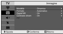 SAMSUNG LE-23R71B - Azzeramento delle impostazioni di visualizzazione dell'imagine ai valori preimpostati in fabbrica - 1